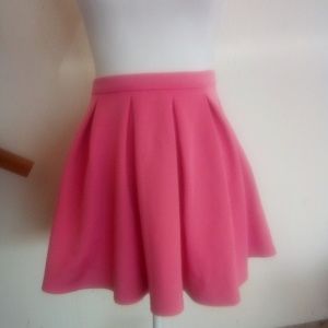 Abercrombie girls pink short Sz 14 flare skirt